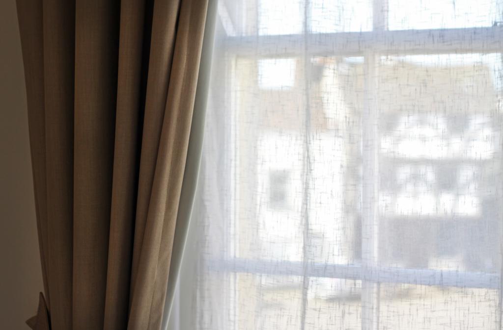 The Oak House Hotell Axbridge Rom bilde Curtains